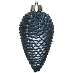 Set di 6 pigne Alpine Blu notte