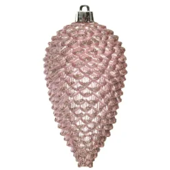 Set di 4 pigne Alpine Rosa cipria