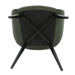 Set di 2 poltrone in velluto a coste (seduta 47 cm) Juno Verde cachi