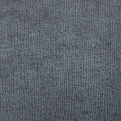 Set di 2 sedie da pranzo in tessuto chenille (seduta 48 cm) Zola Grigio scuro