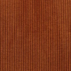 Set di 2 sedie da pranzo in velluto a coste (seduta 49 cm) Orka Cognac