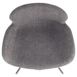 Set di 2 sedie per isola centrale con schienale (seduta 65cm) Pema Grigio scuro