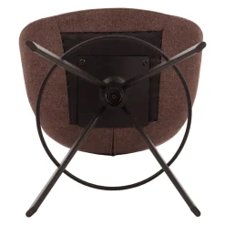 Set di 2 sedie per isola centrale con schienale (Altezza seduta 65cm) Pema Bordeaux