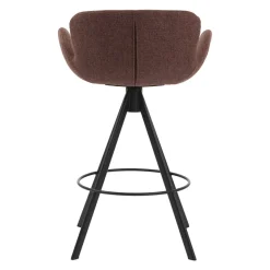 Set di 2 sedie per isola centrale con schienale (Altezza seduta 65cm) Pema Bordeaux