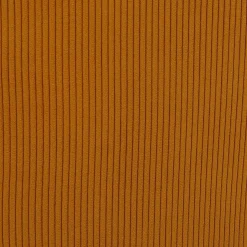 Set di 2 sgabelli da bar con schienale in velluto a coste (Altezza seduta 75cm) Juno Giallo curry