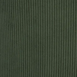 Set di 2 sgabelli da bar con schienale in velluto a coste (Altezza seduta 75cm) Juno Verde pino