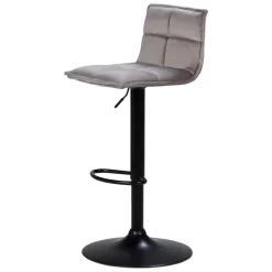 Set di 2 sgabelli da bar girevoli con schienale regolabile in altezza (seduta da 63 a 84 cm) Carly Tortora