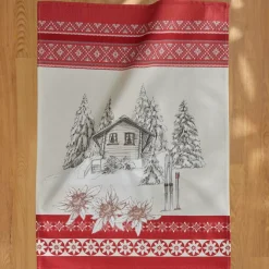 Outlet Set di 3 strofinacci in cotone (50 x 70 cm) Alpage Accessori Cucina