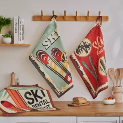 Discount Set di 3 strofinacci in cotone (50 x 70 cm) Touschuss Accessori Cucina