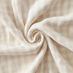 Set di 2 strofinacci in garza di cotone (50 x 70 cm) Gaïa vichy Beige Accessori Cucina