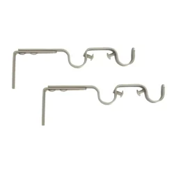 Discount Set di 2 supporti doppi regolabili (L165 - L190/ Ø20 mm) Tende : Bastoni, Aste E Supporti