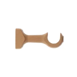 Sale Set di 2 supporti per asta in legno (L11.5 cm/ D28 mm) Nils Verniciato Tende : Bastoni, Aste E Supporti