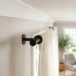 Outlet Set di 2 supporti per bastoni (L50 / Ø20 mm) Jim opaco Tende : Bastoni, Aste E Supporti|Asta A Soffitto