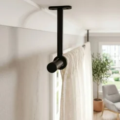 Outlet Set di 2 supporti per bastoni regolabili (L150 - L 190 / Ø20 mm) Jim opaco Tende : Bastoni, Aste E Supporti|Asta A Soffitto