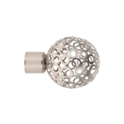 Discount Set di 2 terminali asta (D20 mm) Jim Sfera forata opaco Tende : Bastoni, Aste E Supporti