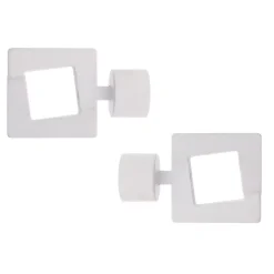Set di 2 terminali per tenda(D28 mm) upper east side opaco Tende : Bastoni, Aste E Supporti