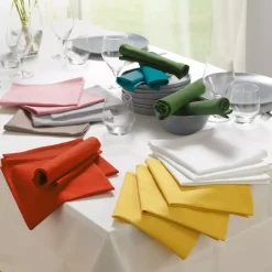 Clearance Set di 3 tovaglioli cotone Initia Tovaglioli