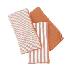 Discount Set di 3 tovaglioli in garza di cotone (40 x 40 cm) Gaïa a Tovaglioli