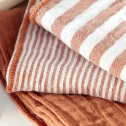 Discount Set di 3 tovaglioli in garza di cotone (40 x 40 cm) Gaïa a Tovaglioli