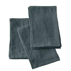 Sale Set di 3 tovaglioli lino lavato (40 x 40 cm) Louise Tovaglioli