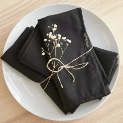 Online Set di 3 tovaglioli poliestere (40 x 40 cm) Elise Tovaglioli