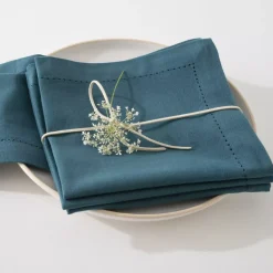 Clearance Set di 4 tovaglioli (40 x 40 cm) Chambray Tovaglioli