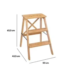 Sgabello 3 gradini Bambù Pouf, Sgabelli, Bar|Pouf, Sgabelli