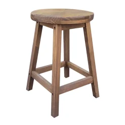 Best Sgabello rotondo legno (Alt 45 cm) Davao Pouf, Sgabelli, Bar|Pouf, Sgabelli