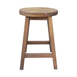 Best Sgabello rotondo legno (Alt 45 cm) Davao Pouf, Sgabelli, Bar|Pouf, Sgabelli