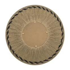 Specchio da parete rotondo in corda (D65 cm) Tuvalu Naturale