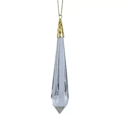 Stalattite da appendere (11 cm) diamante Trasparente