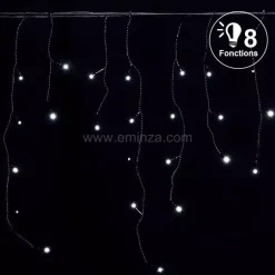 Stalattite luminosa lung.7,50 m Bianco freddo 175 LED CN