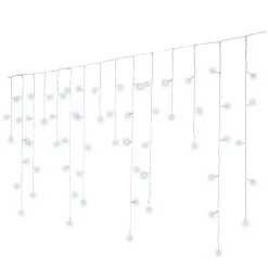 Stalattite luminosa Timer lung.20 m Bianco freddo 630 LED Stars XL CB Grande altezza