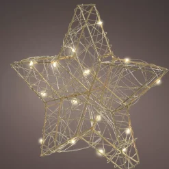 Stella luminosa Clissy a pile Bianco caldo 30 LED