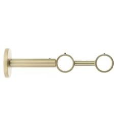 Clearance Supporto doppio fisso per asta in metallo (L190 cm / D28 mm) Lino Tende : Bastoni, Aste E Supporti