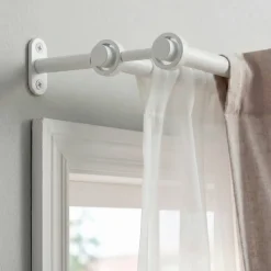 Supporto doppio (L150 / D20) Jim opaco Tende : Bastoni, Aste E Supporti|Asta A Soffitto