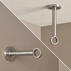 Clearance Supporto estensibile (L115/L155/ Ø28 mm) opaco Tende : Bastoni, Aste E Supporti