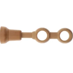 Best Supporto per asta doppio legno (L21.5 cm /D28 mm) Nils Verniciato Tende : Bastoni, Aste E Supporti|Asta A Soffitto