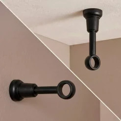 Sale Supporto per asta estensibile in legno (L140 - 160 cm/ D28 mm) Nils opaco Tende : Bastoni, Aste E Supporti|Asta A Soffitto