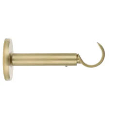 Online Supporto per asta metallo (L115 / D28 mm) Lino Tende : Bastoni, Aste E Supporti