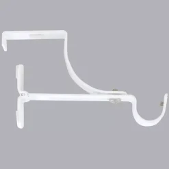 Clearance Supporto per bastone per cassettone dell'avvolgibile (L135 / D20 mm) satinato Tende : Bastoni, Aste E Supporti|Tende Trasparenti : Aste, Bastoni Supporti