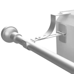 Clearance Supporto per bastone per cassettone dell'avvolgibile (L135 / D20 mm) satinato Tende : Bastoni, Aste E Supporti|Tende Trasparenti : Aste, Bastoni Supporti