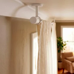 Sale Supporto per bastone singolo fisso (L65 / D28) Lino opaco Tende : Bastoni, Aste E Supporti|Asta A Soffitto
