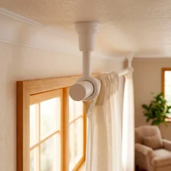 Clearance Supporto regolabile legno (L163 / D28 mm) Nils Tende : Bastoni, Aste E Supporti|Asta A Soffitto