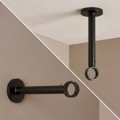 Discount Supporto regolabile (L155 - L195 / D28) Lino Tende : Bastoni, Aste E Supporti|Asta A Soffitto
