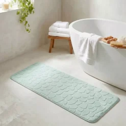 Outlet Tappeto da bagno rettangolare in memory foam (50 x 120 cm) Galeo Tappeto Bagno|Tappeti Bagno