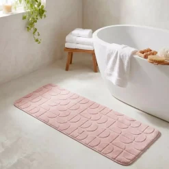 Clearance Tappeto da bagno rettangolare in memory foam Motivo cipria Tappeto Bagno|Biancheria Bagno