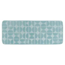 Sale Tappeto da bagno rettangolare in memory foam (45 x 120 cm) Motivo Azzurro Tappeto Bagno|Biancheria Bagno
