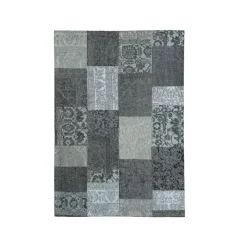 Tappeto da soggiorno rettangolare jacquard (160 x 230 cm) Rishi e grigio Tappeti Soggiorno/Camera