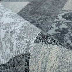Tappeto da soggiorno rettangolare jacquard (160 x 230 cm) Rishi e grigio Tappeti Soggiorno/Camera